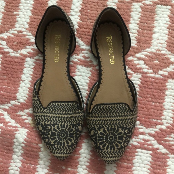 Restricted Shoes - NWOB Restricted patterned flats